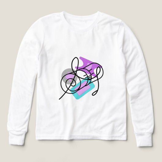 T-Shirt Tri-Blend Shirts  Modern Colorful Pattern  (Voorkant)