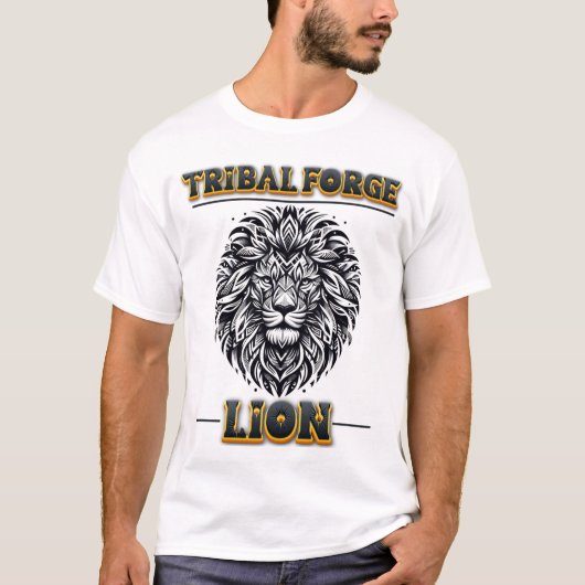 T-shirt "Tribal Forge Lion (Voorkant)