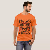 T-shirt tribal met schedel (Voorkant volledig)