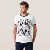 T-Shirt Tribal two worlds (Voorkant volledig)