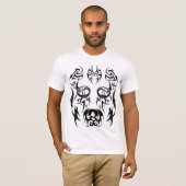 T-shirt Tribale wereld (Voorkant volledig)