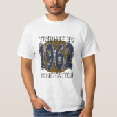 T-shirt Tribute to 1962 Generation (Voorkant)
