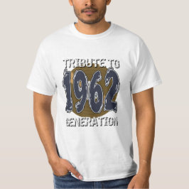 T-shirt Tribute to 1962 Generation
