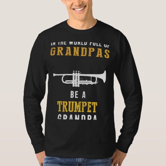 T-shirt trombone opa: jazzing up grootouder (Voorkant)