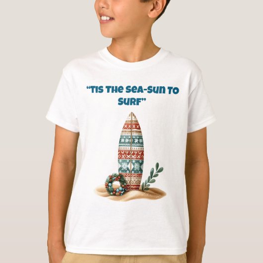 T-Shirt-Tropical Christmas Family T Shirt (Voorkant)