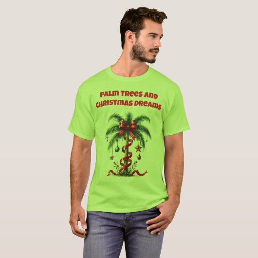 T-Shirt-Tropical Christmas Family T-Shirts (Voorkant volledig)