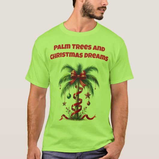 T-Shirt-Tropical Christmas Family T-Shirts (Voorkant)