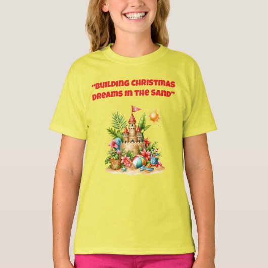 T-Shirt-Tropical Christmas Family T Shirts (Voorkant)
