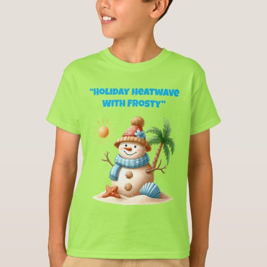 T-Shirt- Tropical Christmas Family Tshirts (Voorkant)