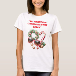 T-Shirt-Tropisch Kerstmis Familie T-shirt