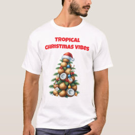 T-Shirt-Tropische Kerstmis Familie T-Shirts