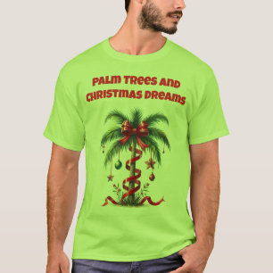 T-Shirt-Tropische Kerstmis Familie T-Shirts