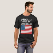 T-shirt 'Trots Amerikan te Zijn' (Voorkant volledig)