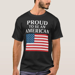 T-shirt: Trots dat ik een Amerikaan ben T-shirt