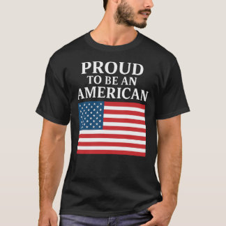 T-shirt: Trots dat ik een Amerikaan ben T-shirt