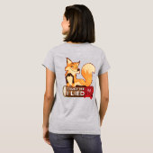 T-shirt: Trust Me (grijs) T-shirt (Achterkant volledig)