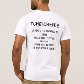 T-Shirt Tsjetchenie+Hymne (Achterkant)