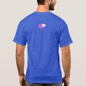 T-Shirt 'Twee harten als één diep koninklijk' (Achterkant)