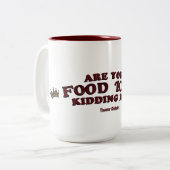 T-shirt Tweekleurige Koffiemok (Voorkant links)