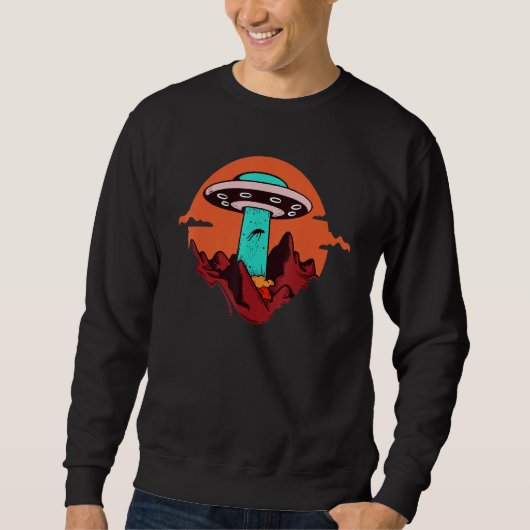 T-shirt Ufo Buitenaards Alien Ontvoering Vliegende (Voorkant)