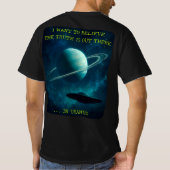 T-shirt — UFO, UAP Believe (Achterkant)