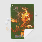 T-shirt uit in Luxury met persoonlijke Golfhanddoe Golfhanddoek (Insitu)