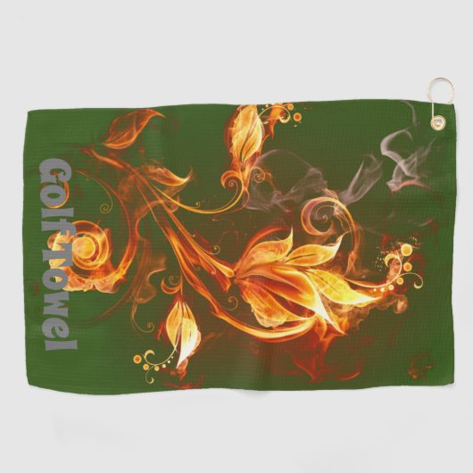 T-shirt uit in Luxury met persoonlijke Golfhanddoe Golfhanddoek (Horizontaal)