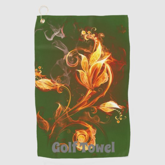 T-shirt uit in Luxury met persoonlijke Golfhanddoe Golfhanddoek (Voorkant)