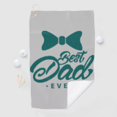 T-shirt uit met de beste: beste pa Golf Towel Golfhanddoek (Insitu)