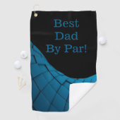 T-shirt uit met de beste: beste pa Golf Towel Golfhanddoek (Insitu)