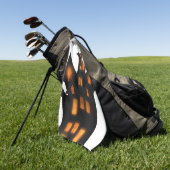 T-shirt Uit met Halloween Spirit: Golfhanddoeken Golfhanddoek (Groen)