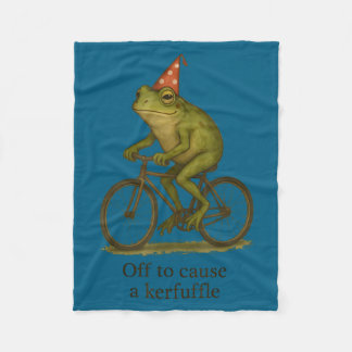 T-shirt uit om opschudding te veroorzaken Kikker M Fleece Deken