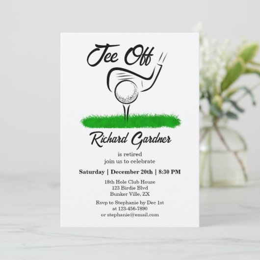 T-shirt uit voor een UnForeGetable Retirement Part Kaart (Staand voorkant)