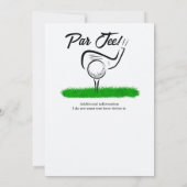 T-shirt uit voor een UnForeGetable Retirement Part Kaart (Achterkant)