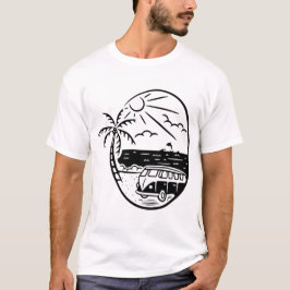 T-Shirt Unisex Camper Van Life Maritim Meer