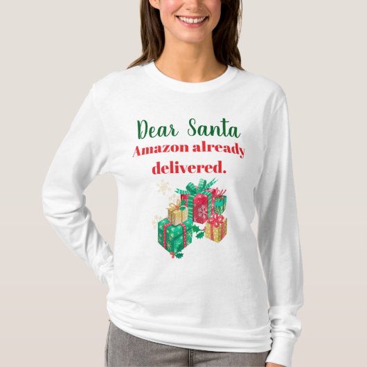 T-shirt Unisex-Funny Holiday Sweatshirt (Voorkant)