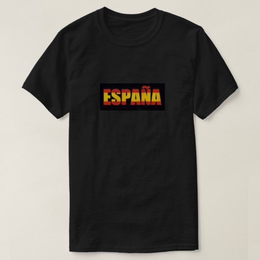 T-shirt Unisex Spanje (Design voorkant)