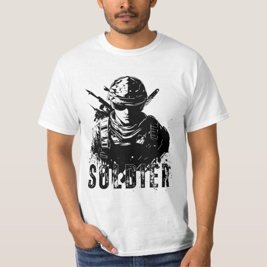 T-Shirt universele soldaat (Voorkant)