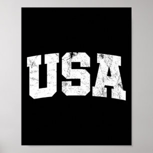 T-shirt Usa Verenigde Staten Van Amerika 4 juli T- Poster