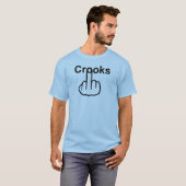 T-Shirt V-Neck Crooks Flip (Voorkant volledig)