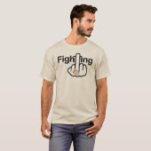 T-Shirt V-Neck Fighting Flip (Voorkant volledig)