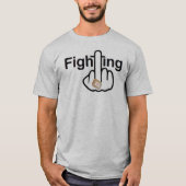 T-Shirt V-Neck Fighting Flip (Voorkant)