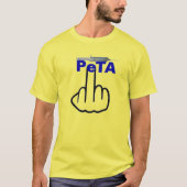 T-Shirt V-Neck Peta Flip (Voorkant)
