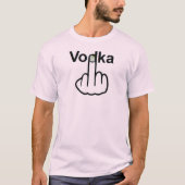 T-Shirt V-Neck Vodka Flip (Voorkant)