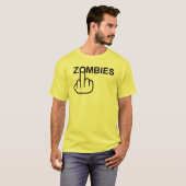 T-Shirt V-Neck Zombies Flip (Voorkant volledig)