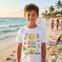 T-Shirt Vaarwel School Hallo Zomerfeest 