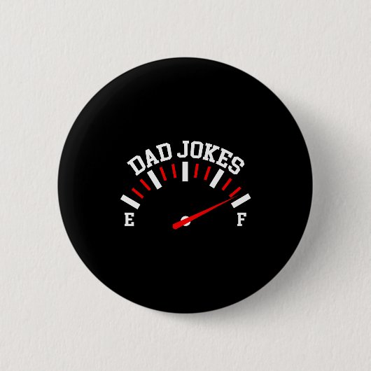 T-shirt vader grappen volledige meter grappig vade ronde button 5,7 cm (Voorkant)