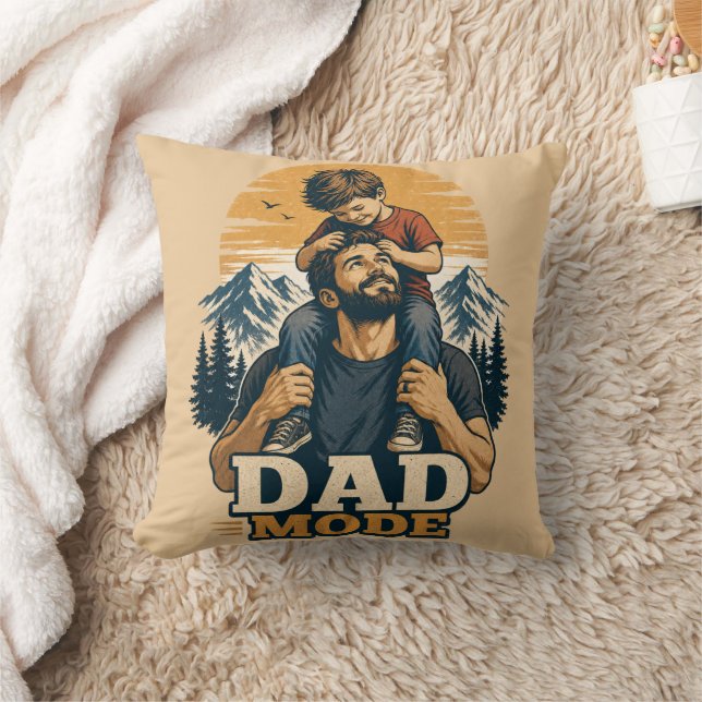 T-shirt Vaderdag met Vader Modus Kussen (Deken)