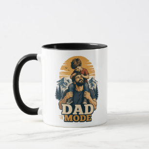 T-shirt Vaderdag met Vader Modus Mok