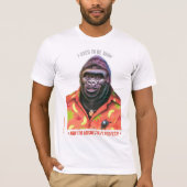 T shirt Vain Gorilla ontwerp. (Voorkant)